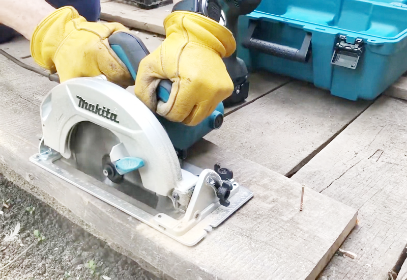 makita hs7601 im Einsatz